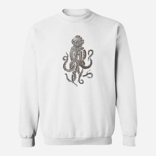 Retro Scuba Deep Sea Octopus Release The Kraken T-Shirt Retro Scuba Deep Sea Octopus Release The Kraken T-Shirt