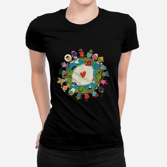 Kids Art Children Love The Planet Earth World Peace Shirt Kids Art Children Love The Planet Earth World Peace Shirt