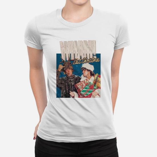 Wham Last Christmas Shirt Ladies Tee Seseable UK