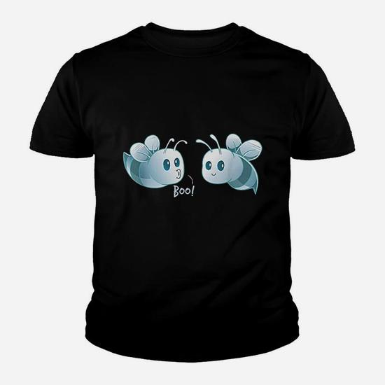 Boo Bees T-Shirt Halloween Ghost Bee Here For The Boos Shirt