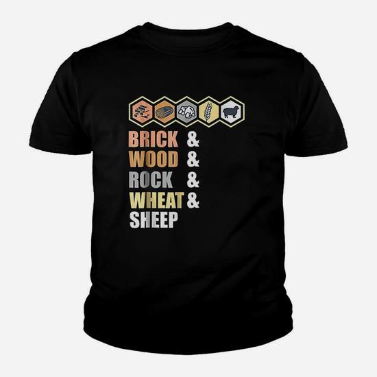 Brick, Wood, Rock, Wheat, & Sheep T-Shirt Brick, Wood, Rock, Wheat, & Sheep T-Shirt