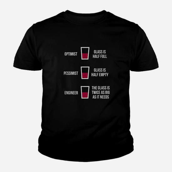 Engineer Glass Half Full: Funny Engineering Joke T-Shirt Engineer Glass Half Full: Funny Engineering Joke T-Shirt