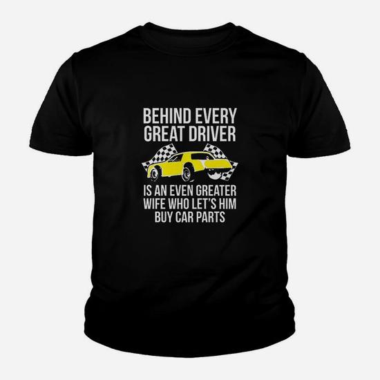 Funny Husband Driver Great Wife Racing Car Parts T-Shirt Funny Husband Driver Great Wife Racing Car Parts T-Shirt