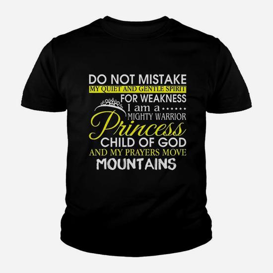 I Am A Mighty Warrior Princess Child Of God T Shirt I Am A Mighty Warrior Princess Child Of God T Shirt