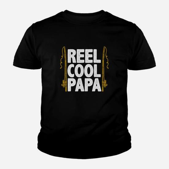 Reel Cool Papa Funny Fishing Shirt For Men Kid T-Shirt