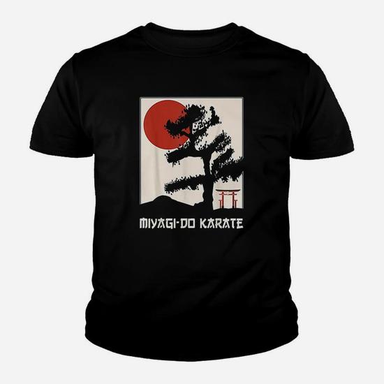 Retro Vintage Miyagi-do Karate Life Bonsai Tree Martial Arts Kid T-Shirt | Seseable