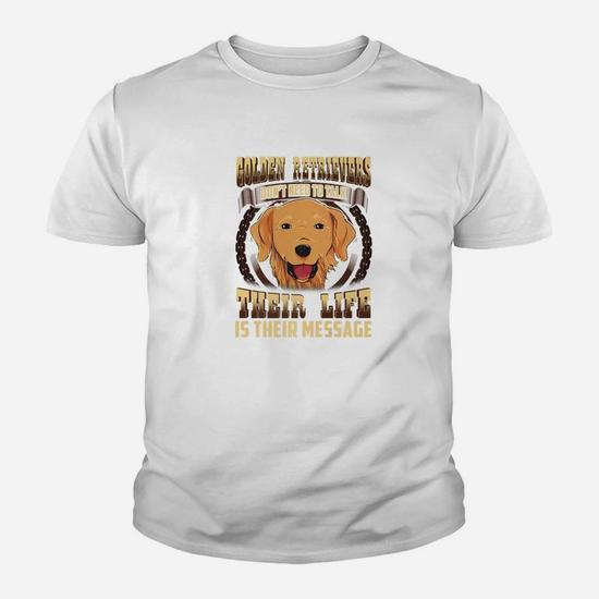 Golden Retriever T Shirt Men Women Kids