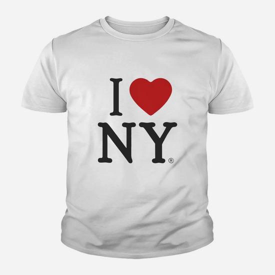 I Love Ny Short Sleeve Print Heart New York T-Shirt I Love Ny Short Sleeve Print Heart New York T-Shirt