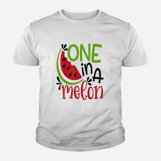 One In A Melon Cute Fun Summer Watermelon T-Shirt One In A Melon Cute Fun Summer Watermelon T-Shirt