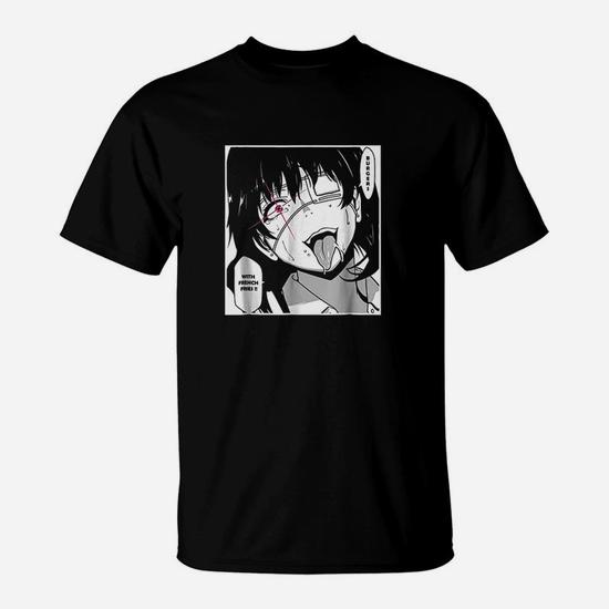 Ahegao T Shirt Nurse Costume Face Anime Funny Ahegao T Shirt Nurse Costume Face Anime Funny