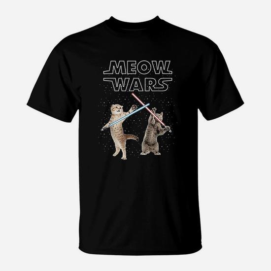 Meow Wars - Funny Cat Lover Gift T-Shirt Meow Wars - Funny Cat Lover Gift T-Shirt