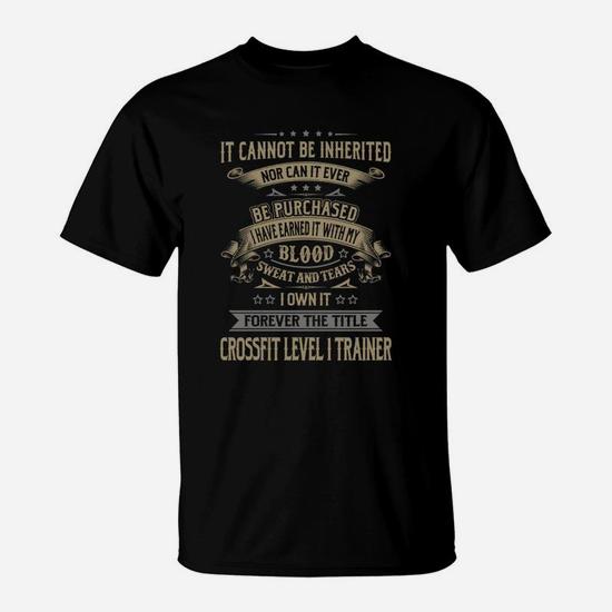 crossfit level 1 t shirt