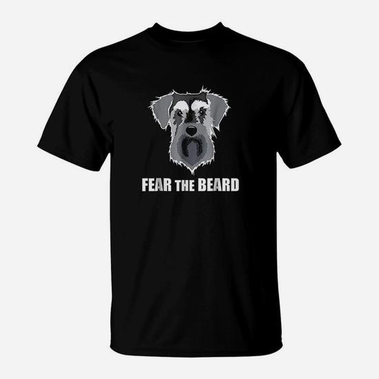 Dog Meme Fear The Beard Mini Schnauzer Dog T Shirt Dog Meme Fear The Beard Mini Schnauzer Dog T Shirt