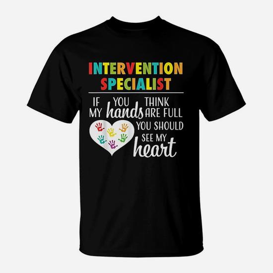 Intervention Specialist Cute Heart Teacher Gift Tshirt Intervention Specialist Cute Heart Teacher Gift Tshirt