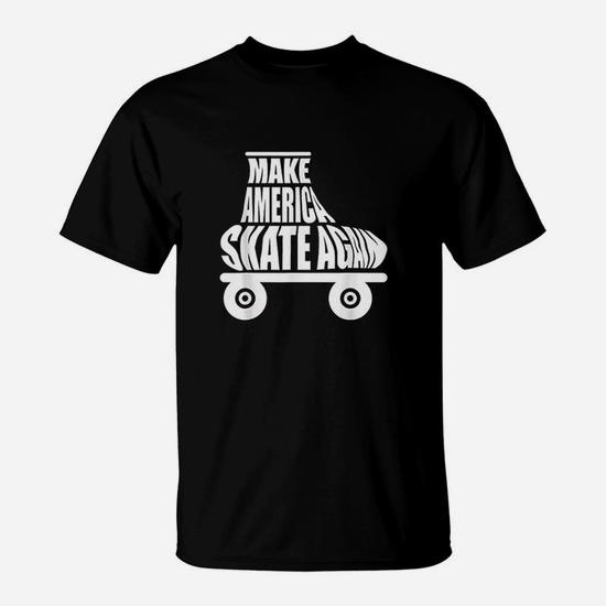 Roller Derby T-Shirt | Make America Skate Again Gift Roller Derby T-Shirt | Make America Skate Again Gift