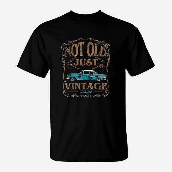 Not Old Just Vintage American Classic Car Birthday Tshirt