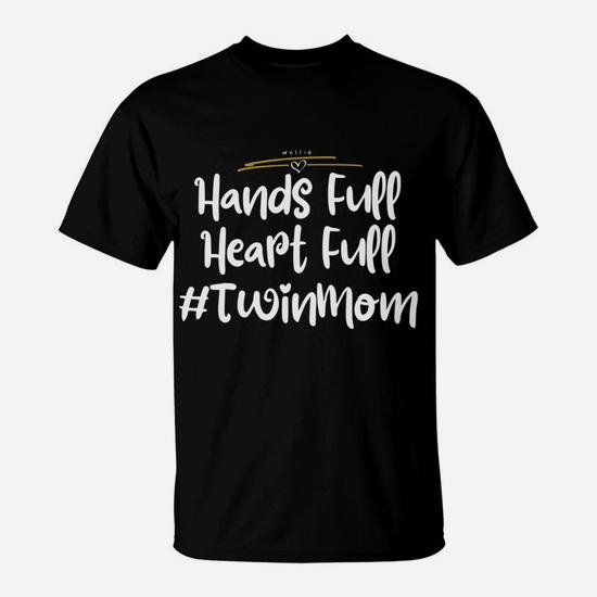 Twin Mom T-Shirt Funny Humor Gift Twins Mama Mother