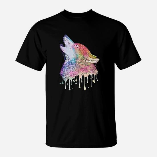 Wolf Shirt Wildlife T Shirt Colorful Wolves Gift Wild Animal Wolf Shirt Wildlife T Shirt Colorful Wolves Gift Wild Animal