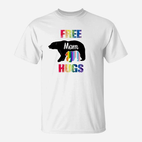 Free Mom Hugs LGBT Pride T-Shirt Gifts Mama Bear LGBT Shirt Free Mom Hugs LGBT Pride T-Shirt Gifts Mama Bear LGBT Shirt