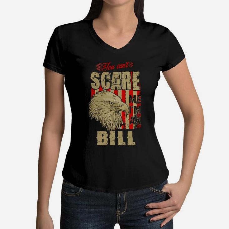 Bill Name Shirt, Bill Funny Name, Bill Family Name Gifts T Shirt Women V-Neck T-Shirt