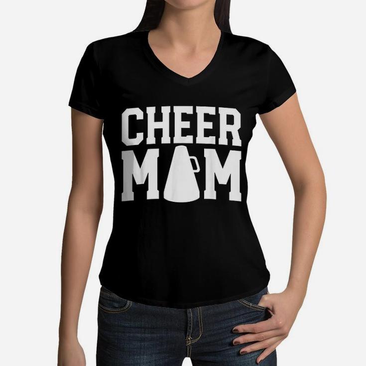 Cheerleader Cheer Mom Women V-Neck T-Shirt