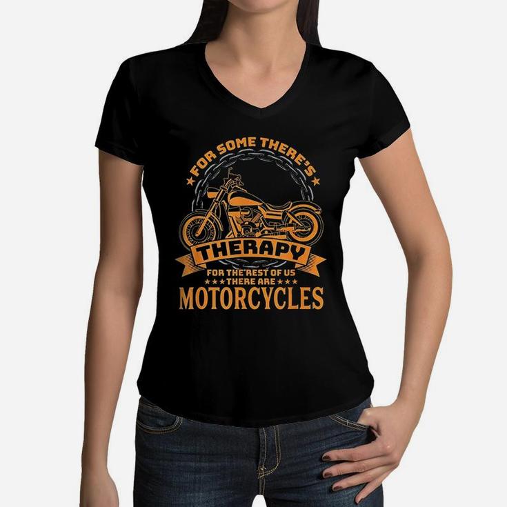 Great Vintage Motorcycle Biker Saying-funny Retro Biker Women V-Neck T-Shirt
