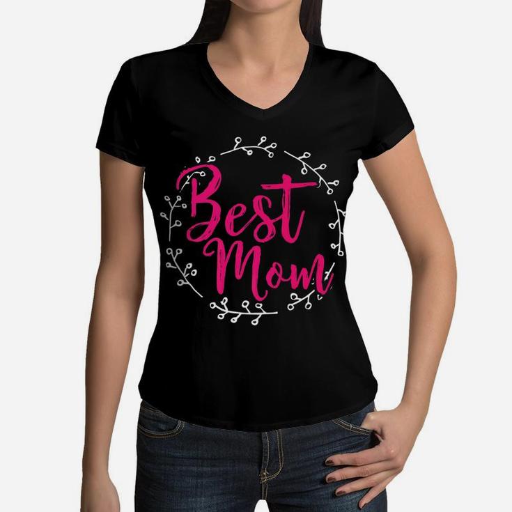 Mama Life Best Mom s Mother Women Mommy Nana Gifts Women V-Neck T-Shirt