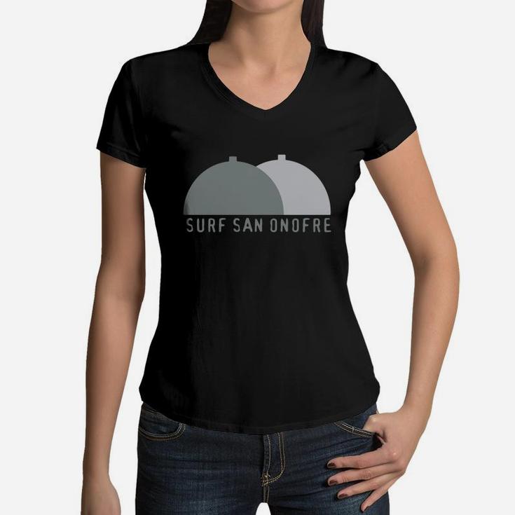 Surf San Onofre Shirt Vintage Surfing Tee Women V-Neck T-Shirt