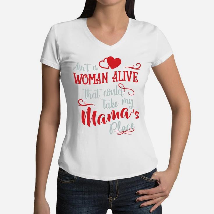 Mommy Love Great Gift For Daughter Or Mother Love Women V-Neck T-Shirt