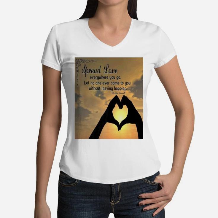 Your Mother Is Unique And Special She Is The Only Supporter Women V-Neck T-Shirt