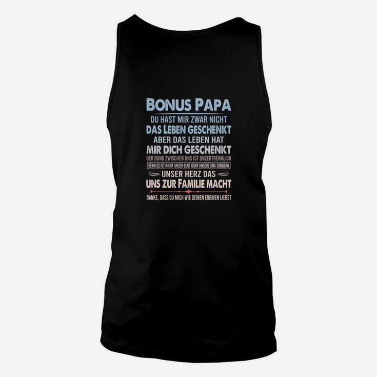 Bonus Papa Unisex TankTop, Stiefvater Geschenk mit Aufschrift