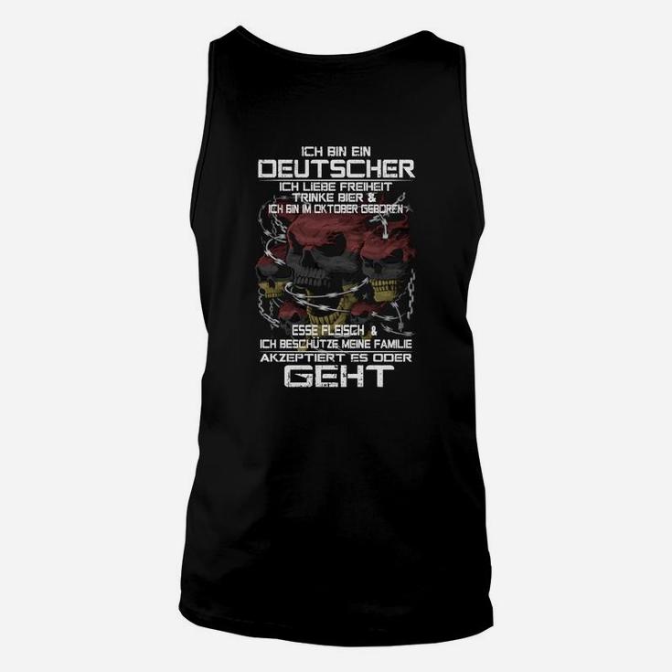 Deutscher Oktober Geboren TankTop