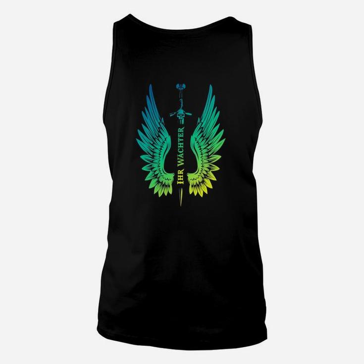 Federflügel Symbol Schwarzes Unisex Unisex TankTop, Stilvolles Design Tee