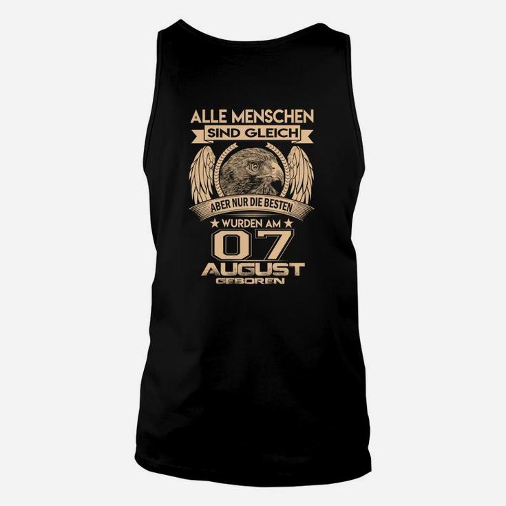 Geburtstags-Unisex TankTop Personalisiertes Datum, Sternzeichen August