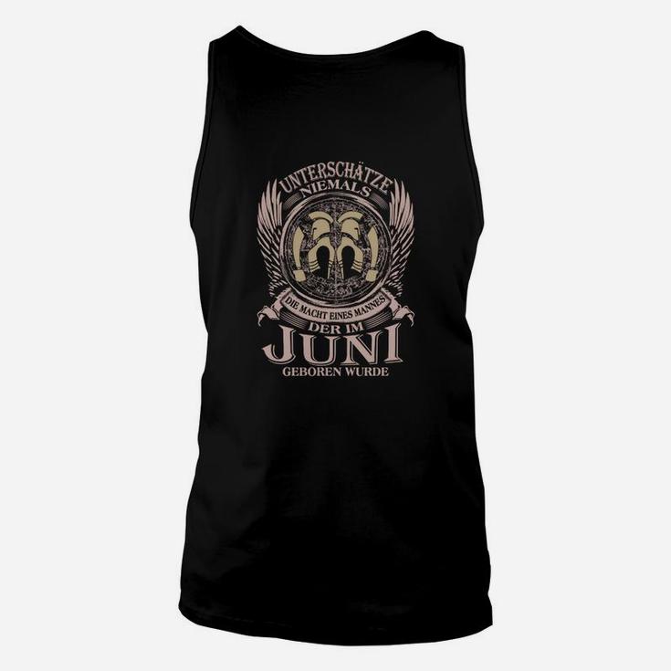 Juni Geburtstag Unisex TankTop Mit Adler, Unterschätze Nie Juni Geborenen