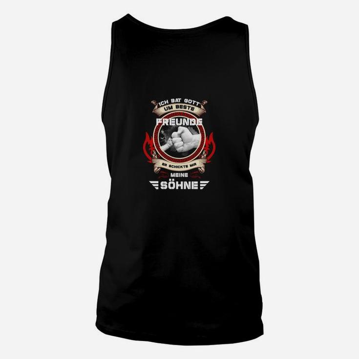 Motorradthema Unisex TankTop für den Sohn, Schwarz, Herren