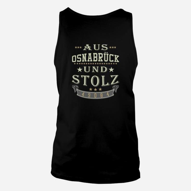 Osnabrück Stolz Unisex TankTop Schwarz mit Stadtmotiv & Jahrgang