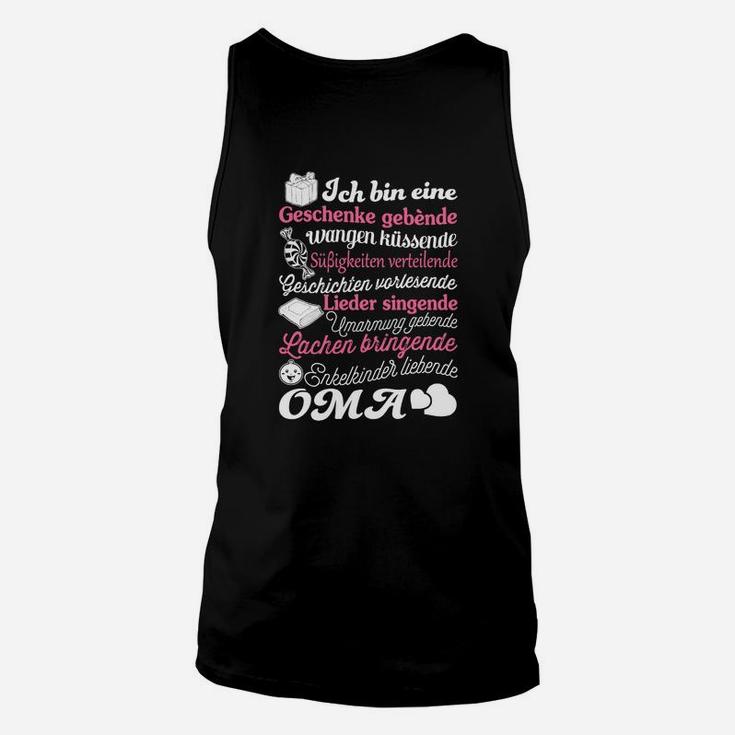 Personalisiertes Oma Unisex TankTop - Geschichten & Liebe Spenden Tee