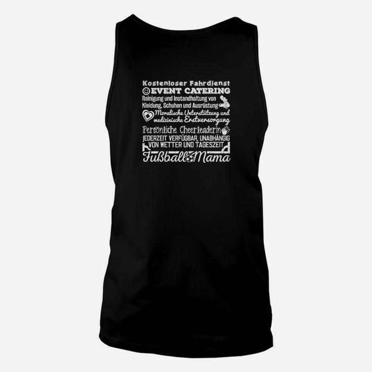 Schwarzes Catering-Event Personal Unisex TankTop mit Aufschrift