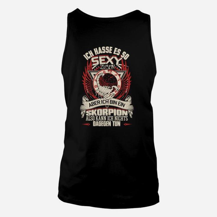 Skorpion-Design Unisex TankTop So Sexy zu Sein - Lustiges Schwarzes Tee