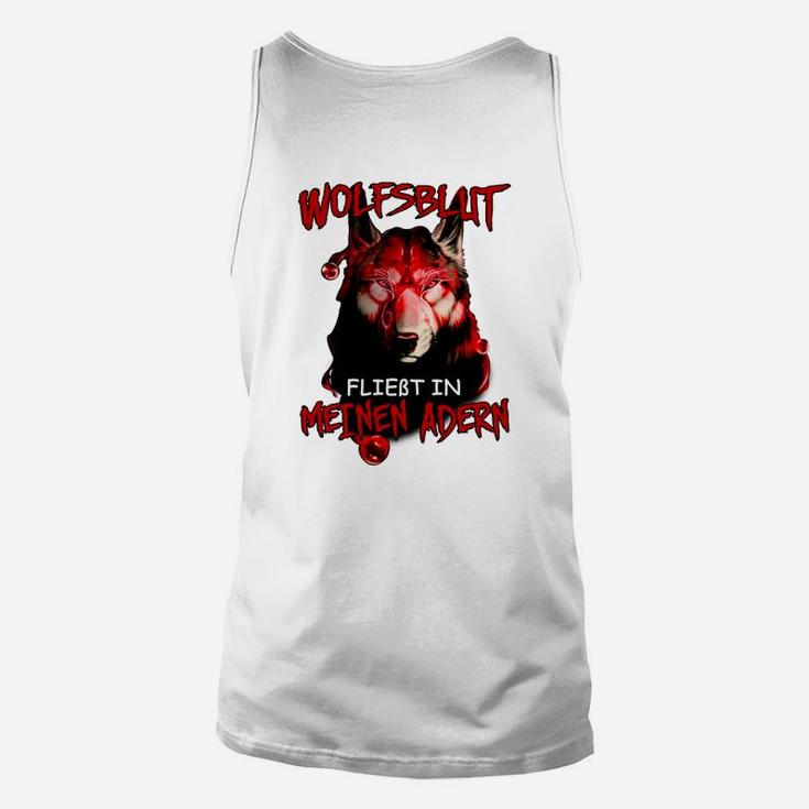 Wolfsblut in Adern Unisex TankTop, Grafikdesign für Wolfsliebhaber