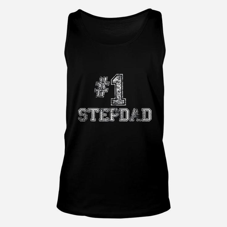 1 Stepdad Step Dad Number One Fathers Day Gift Unisex Tank Top