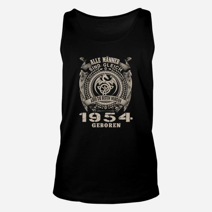 1954 Geburtstagsjahrgang Herren Unisex TankTop, Vintage 1954 Beste Männer Design