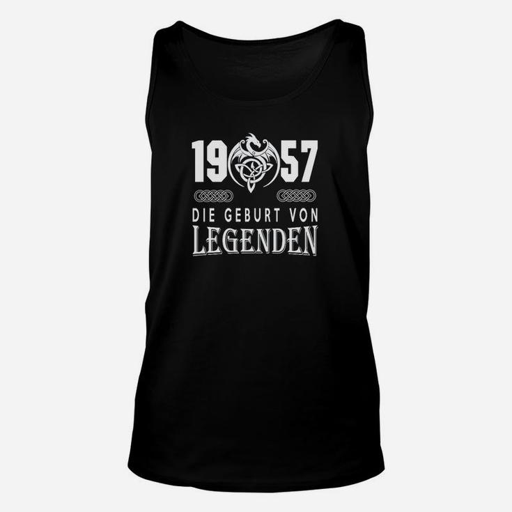 1957 Die Geburt von Legenden Unisex TankTop, Retro Tee für Herren