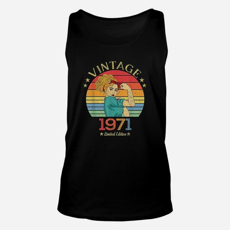 1971 Gift Vintage 1971 Gifts Born In 1971 Unisex Tank Top
