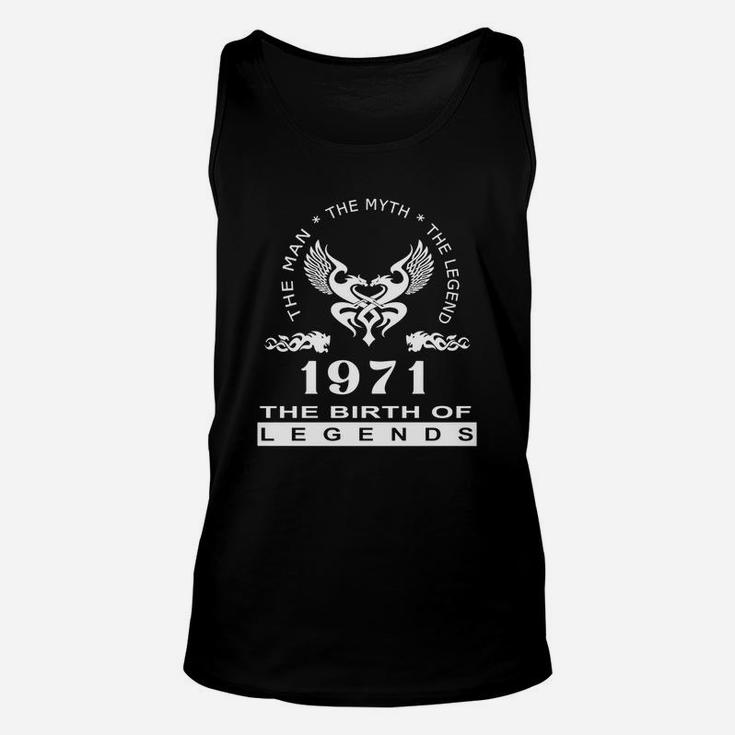1971 The Birth Of Legends Unisex Tank Top