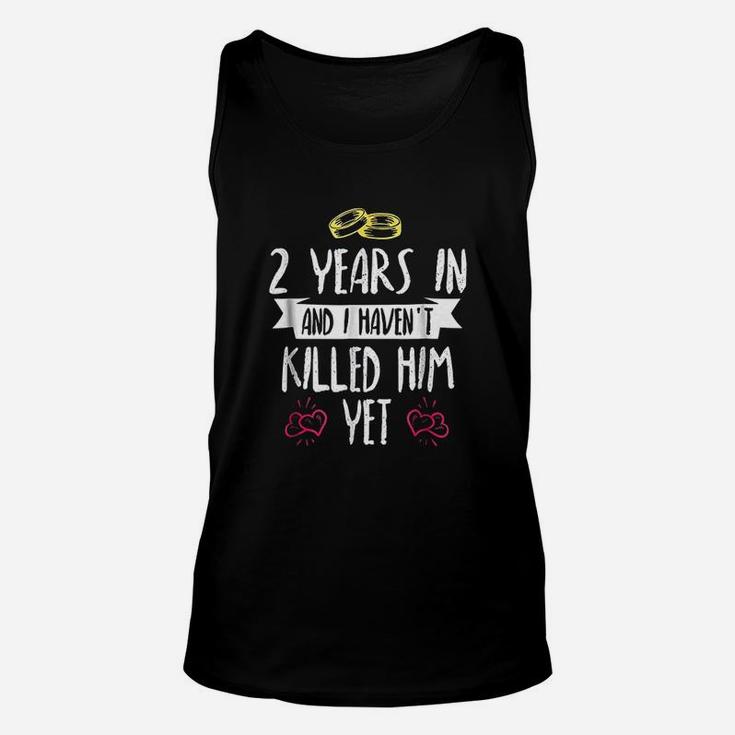 2nd Year Anniversary Gift Idea For Her 2 Years In Unisex Tank Top