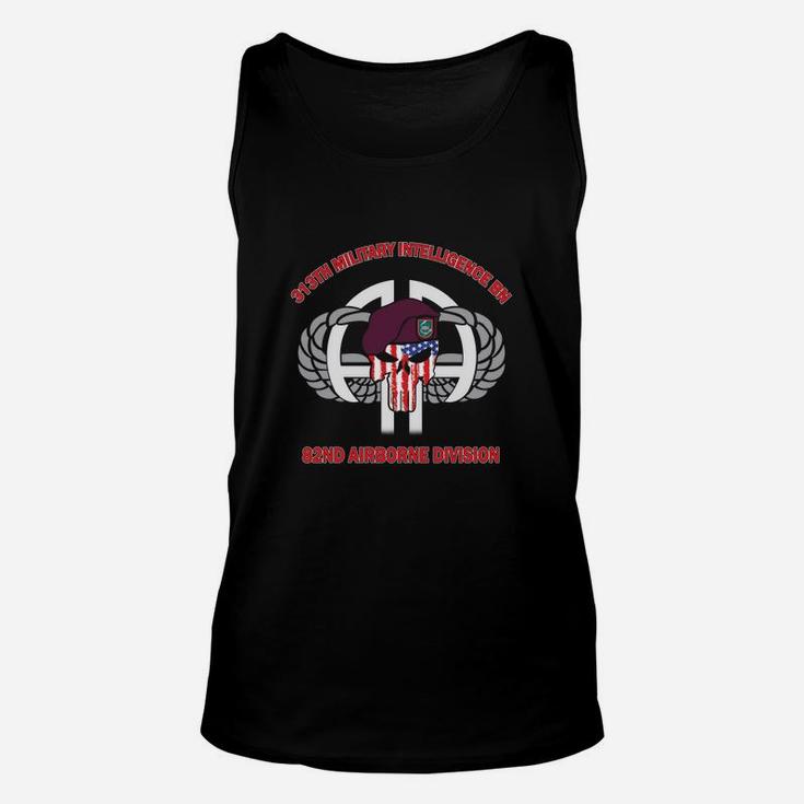 313th Military Intelligence Bn 82nd Airborne Division Unisex Tank Top