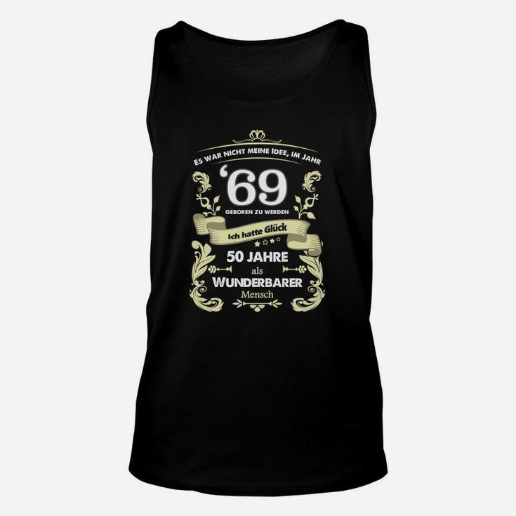 50 Jahre Wunderbarer Mensch Unisex TankTop, Glückszahlen Design Geburtstags-Unisex TankTop