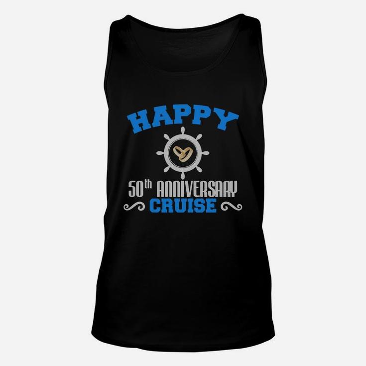 50th Anniversary For Cruise Lover Gift For Couple  Unisex Tank Top